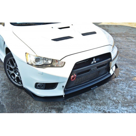 SPLITTER RACING ANTERIORE V.1 Mitsubishi Lancer Evo X (Cod. M-MI-LA-10-EVO-CNC-FD1A)