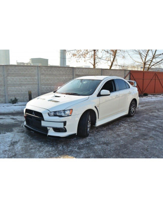 SPLITTER RACING ANTERIORE V.1 Mitsubishi Lancer Evo X (Cod. M-MI-LA-10-EVO-CNC-FD1A)