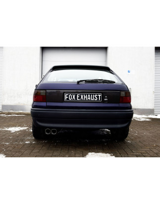 Opel Astra F-CC Silenziatore posteriore 1-Punkt-suhängung – 2x78x75 Tipo 73 (Cod. F-OP040052-812)