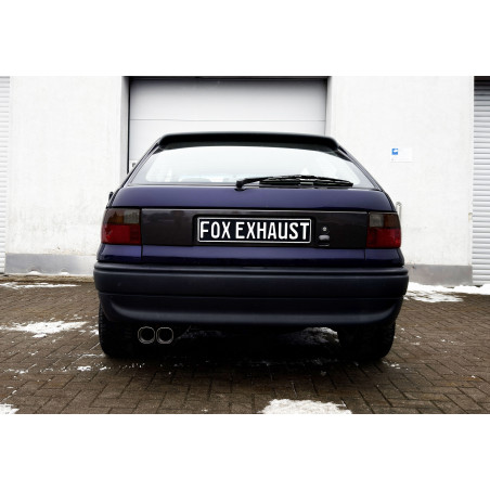 Opel Astra F-CC Silenziatore posteriore 1-Punkt-suhängung – 2x78x75 Tipo 73 (Cod. F-OP040052-812)