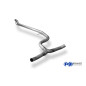 VW Passat 3C 4-Motion Silenziatore anteriore tubo sostitutivo (Cod. F-VW024070-VER)