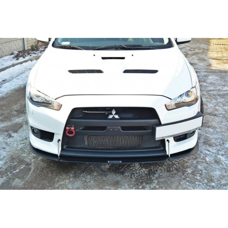 SPLITTER RACING ANTERIORE V.2 Mitsubishi Lancer Evo X (Cod. M-MI-LA-10-EVO-CNC-FD2A)