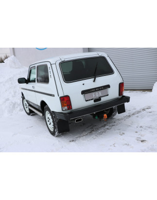 Lada Niva 4x4 Silenziatore uscita posteriore sinistra – 145x65 Tipo 5 (Cod. F-LA010001-671)