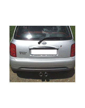 Nissan Micra K11 Silenziatore uscita posteriore center – 2x76 Tipo 13 (Cod. F-NI011022-068)