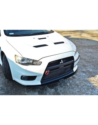 SPLITTER RACING ANTERIORE V.3 Mitsubishi Lancer Evo X (Cod. M-MI-LA-10-EVO-CNC-FD3A)
