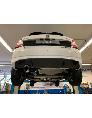 Skoda Fabia NJ R5 Edition Silenziatore posteriore – 1x100 Tipo 25 (Cod. F-SK051031-295)