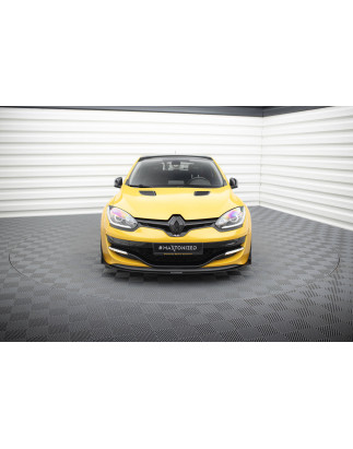 SPLITTER RACING ANTERIORE RENAULT MEGANE MK3 RS (Cod. M-RE-ME-3-RS-CNC-FD1A)