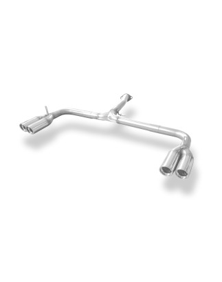 Toyota RAV 4 III final pipe system destra e sinistra fitted on orig (Cod. F-TO112003-150)