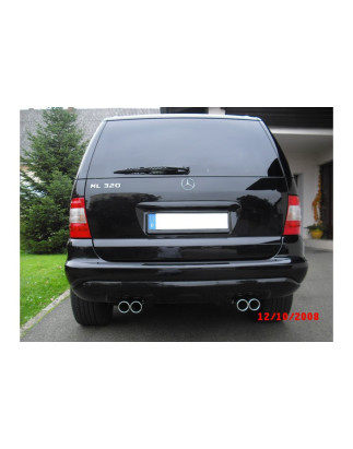 Mercedes M-Klasse W163 terminali di scarico destro sinistro ML320-500 – 2x7 (Cod. F-MB060060-048)