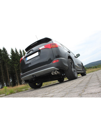 Toyota RAV 4 IV silenziatore posteriore tubo system destra/sinistra fitted on origi (Cod. F-TO113003