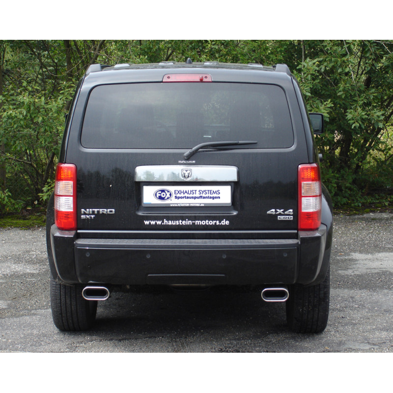 Dodge Nitro silenziatore posteriore tubo system destra/sinistra – 160x80 Tipo 53 destro (Cod. F-DO