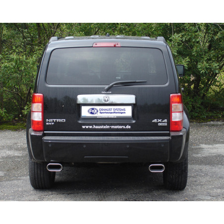 Dodge Nitro silenziatore posteriore tubo system destra/sinistra – 160x80 Tipo 53 destro (Cod. F-DO