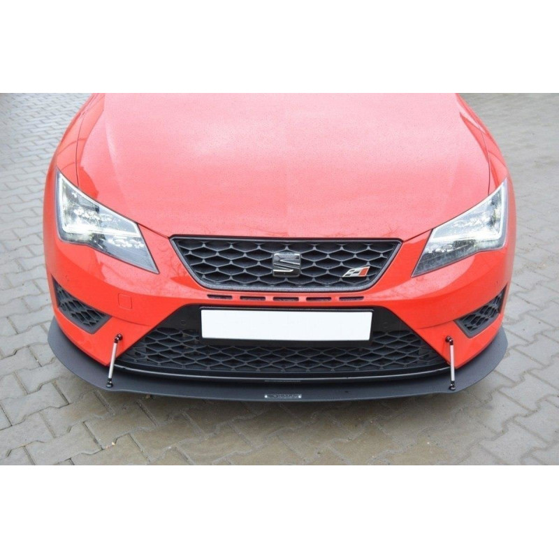 SPLITTER RACING ANTERIORE SEAT LEON III CUPRA / FR (Cod. M-SE-LE-3-FR-CNC-FD1A)