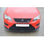 SPLITTER RACING ANTERIORE SEAT LEON III CUPRA / FR (Cod. M-SE-LE-3-FR-CNC-FD1A)