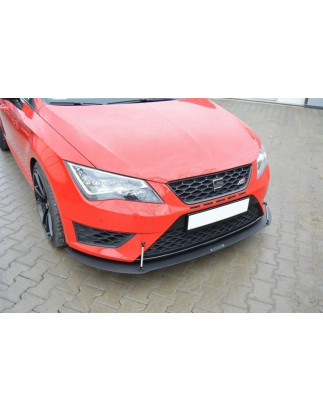 SPLITTER RACING ANTERIORE SEAT LEON III CUPRA / FR (Cod. M-SE-LE-3-FR-CNC-FD1A)