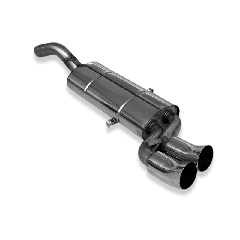 Audi 80/90 Tipo 81 Silenziatore posteriore – 2x76 Tipo 18 (Cod. F-AU010002-166)