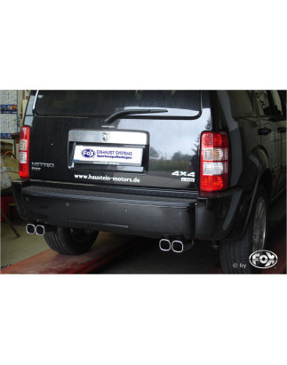 Dodge Nitro silenziatore posteriore tubo system destra/sinistra – 2x78x75 Tipo 70 r (Cod. F-DO0100