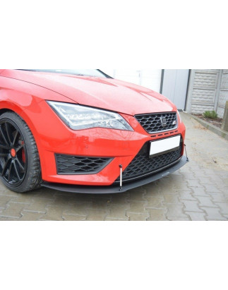 SPLITTER RACING ANTERIORE SEAT LEON III CUPRA / FR (Cod. M-SE-LE-3-FR-CNC-FD1A)