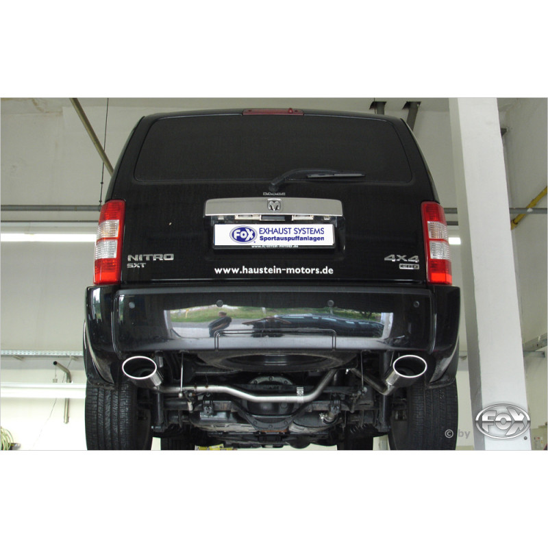 Dodge Nitro silenziatore posteriore tubo system destra/sinistra – 140x90 Tipo 32 destro (Cod. F-DO