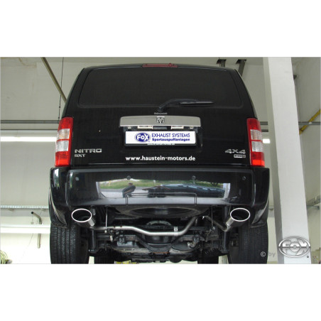Dodge Nitro silenziatore posteriore tubo system destra/sinistra – 140x90 Tipo 32 destro (Cod. F-DO