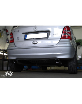 Mercedes A-Class W168 silenziatore posteriore tubo system fitted on the serial (Cod. F-MB020020-345)