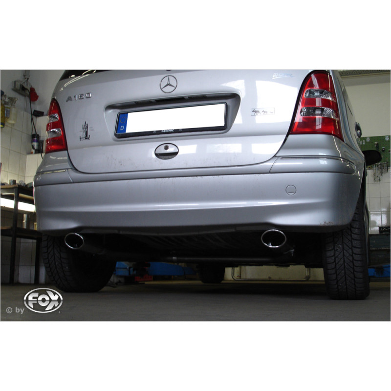 Mercedes A-Class W168 silenziatore posteriore tubo system fitted on the serial (Cod. F-MB020020-345)