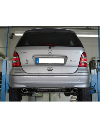Mercedes A-Class W168 silenziatore posteriore tubo system fitted on the serial (Cod. F-MB020020-345)