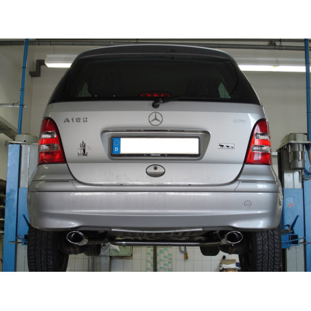 Mercedes A-Class W168 silenziatore posteriore tubo system fitted on the serial (Cod. F-MB020020-345)