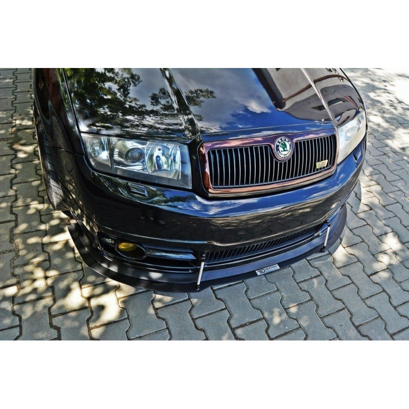 SPLITTER ANTERIORE Racing Skoda Fabia RS Mk1 (Cod. M-SK-FA-1-RS-CNC-FD1A)