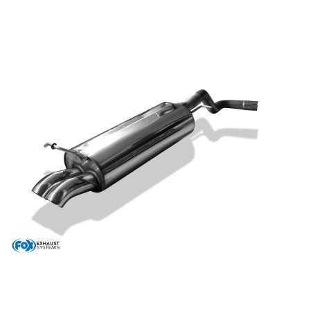 VW Golf IV Silenziatore posteriore – 2x63 Tipo 28 (Cod. F-VW053002-704)