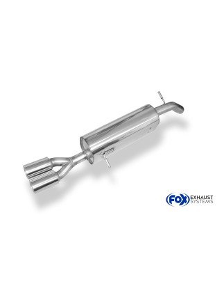 Peugeot 207 SW (Estate) Silenziatore posteriore on one side – 2x80 ty (Cod. F-PE022051-070)