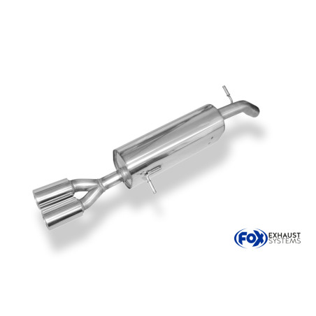 Peugeot 207 SW (Estate) Silenziatore posteriore on one side – 2x80 ty (Cod. F-PE022051-070)