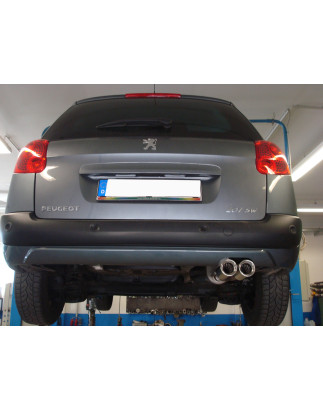 Peugeot 207 SW (Estate) Silenziatore posteriore on one side – 2x80 ty (Cod. F-PE022051-070)