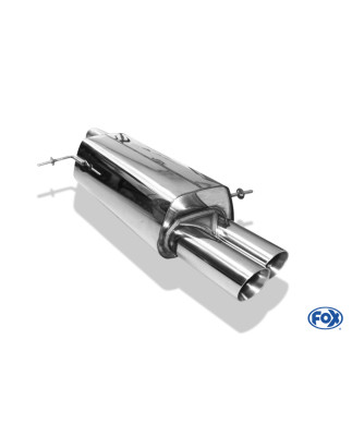 Ford Fiesta VII/ Fiesta VII Sport Silenziatore posteriore – 2x80 tipo (Cod. F-FO013011-290)