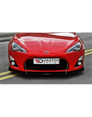 SPLITTER RACING ANTERIORE TOYOTA GT86 (with wings) (Cod. M-TO-GT86-1-CNC-FD2A)