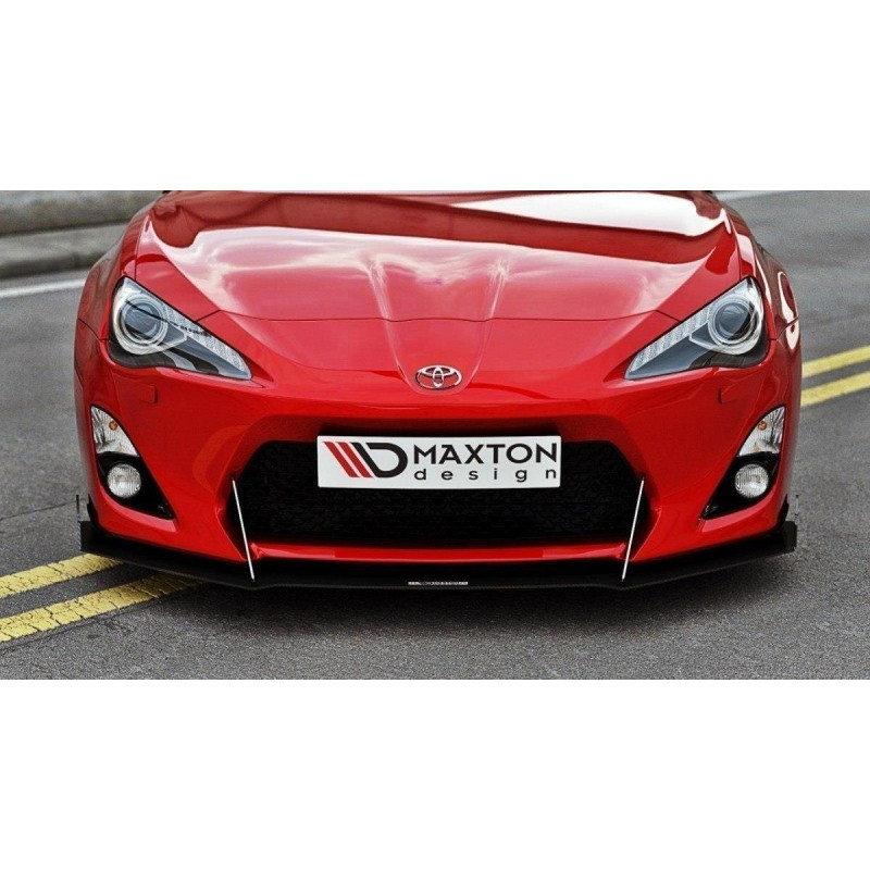 SPLITTER RACING ANTERIORE TOYOTA GT86 (with wings) (Cod. M-TO-GT86-1-CNC-FD2A)