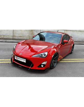 SPLITTER RACING ANTERIORE TOYOTA GT86 (with wings) (Cod. M-TO-GT86-1-CNC-FD2A)