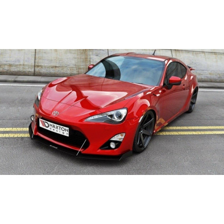 SPLITTER RACING ANTERIORE TOYOTA GT86 (with wings) (Cod. M-TO-GT86-1-CNC-FD2A)