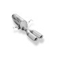 Opel Astra H Caravan Silenziatore posteriore on one side – 2x76 tipo (Cod. F-OP042041-068)