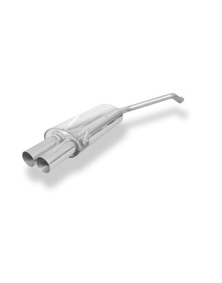 Audi 80 Tipo B4 berlina & Avant Silenziatore posteriore doppia uscita (Cod. F-AU013002-008)