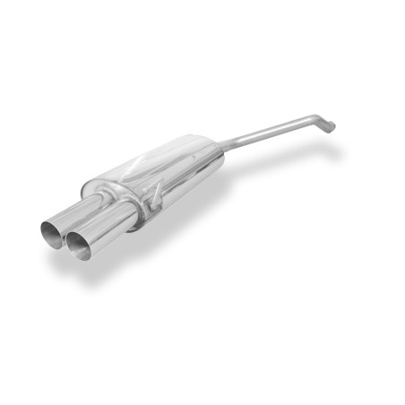 Audi 80 Tipo B4 berlina & Avant Silenziatore posteriore doppia uscita (Cod. F-AU013002-008)