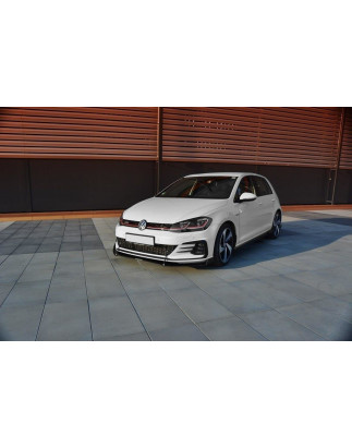 SPLITTER RACING ANTERIORE V.2 Volkswagen Golf GTI / GTD Mk7 Facelift (Cod. M-VW-GO-7F-GTI-CNC-FD2A)
