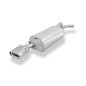 Skoda Roomster 5J Silenziatore posteriore – 135x80 Tipo 53 (Cod. F-SK080001-593)
