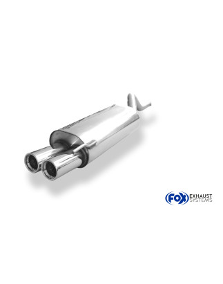 VW Polo 6N Silenziatore posteriore Ø50mm – 2x76 Tipo 13 (Cod. F-VW042022-068)