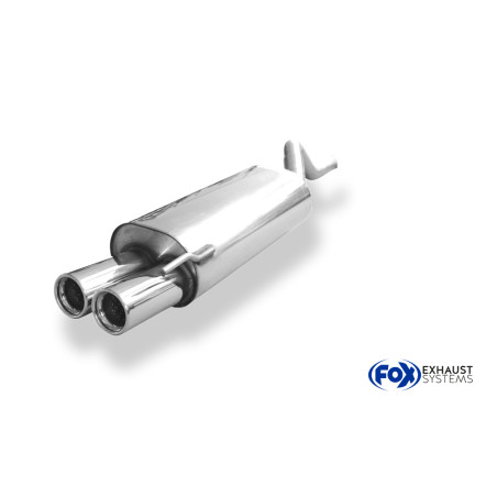 VW Polo 6N Silenziatore posteriore Ø50mm – 2x76 Tipo 13 (Cod. F-VW042022-068)