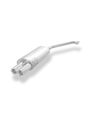 Audi 80 Tipo B4 berlina & Avant Silenziatore posteriore doppia uscita (Cod. F-AU013002-068)