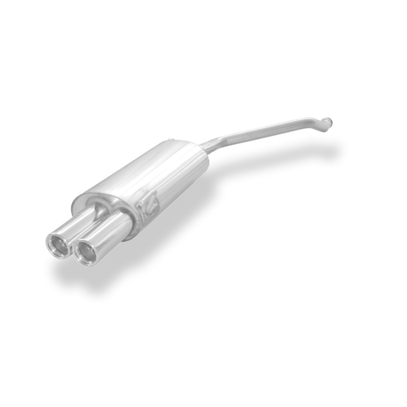Audi 80 Tipo B4 berlina & Avant Silenziatore posteriore doppia uscita (Cod. F-AU013002-068)