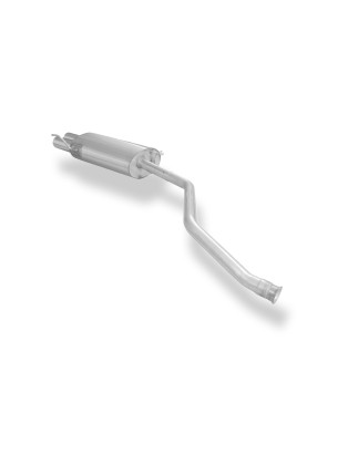 Audi 80 Tipo B4 berlina & Avant Silenziatore posteriore doppia uscita (Cod. F-AU013002-068)