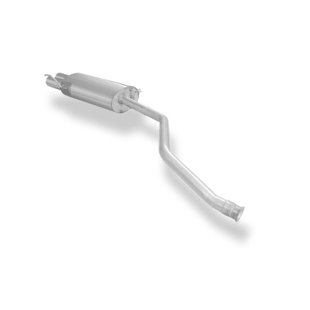 Audi 80 Tipo B4 berlina & Avant Silenziatore posteriore doppia uscita (Cod. F-AU013002-068)