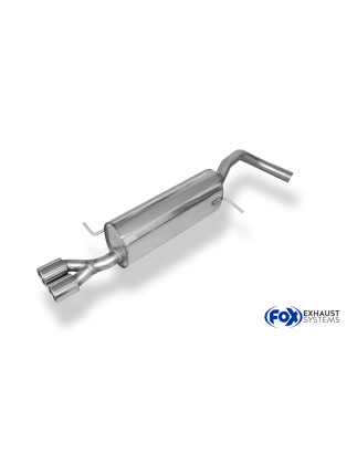 VW Polo 6R Silenziatore posteriore – 2x76 Tipo 12 (Cod. F-VW044051-048)